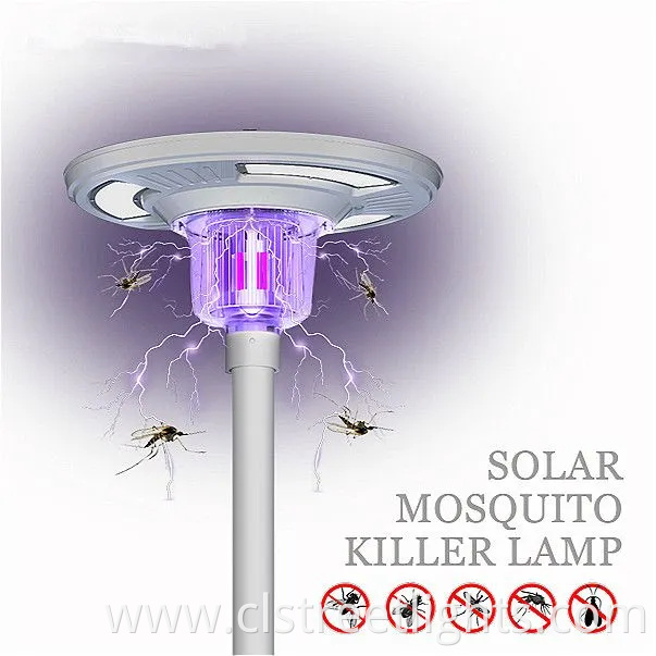 Remote Control Solar Insecticidal Lamp High Efficiency UFO Garden Light Waterproof All in One Solar LED Street Light